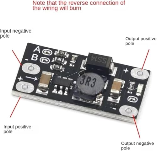 Image of Mini DC-DC Step-Up Boost Converter Module 3.7V-5V to 5V /9V /12V Voltage Booster Power Supply Module