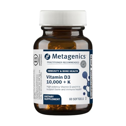 Metagenics Vitamin D3 and Vitamin K2 10,000 IU...