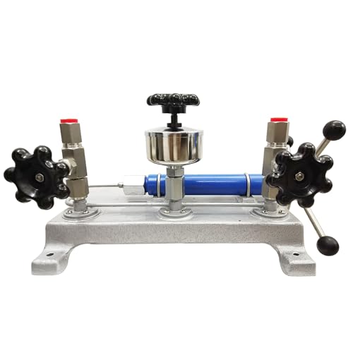 INTSUPERMAI Pressure Gauge Calibrator Pressure Calibration Instrument 0-6Mpa Hydraulic Pressure Gauge Testing Calibrator Pressure (not Include Gauge)