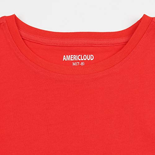 Kids Soft Cotton Jersey Long Sleeves T-Shirt Basic Crewneck Tee Shirts for Girls and Boys2