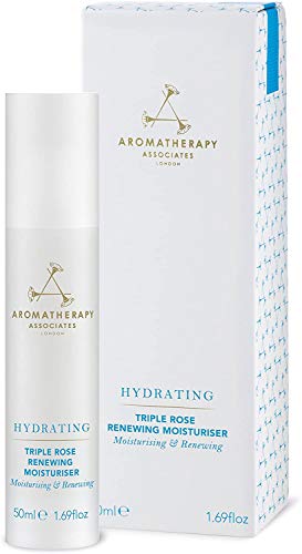 Aromatherapy Associates Hydrating Triple Rose Renewing Moisturizer, 1.69 Fl Oz. A luxurious moisturiser combining the essential oils from three unique roses from Morocco, Turkey and Bulgaria.