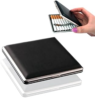 Leather Cigarette Case Holder Storage 20pcs 84mm
