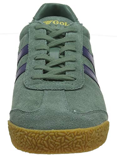 Image of Gola Equipe Suede - Sneakers for Men - Contrasting Wingflash - Heel Return - Durable Cupsole - Low Silhouette