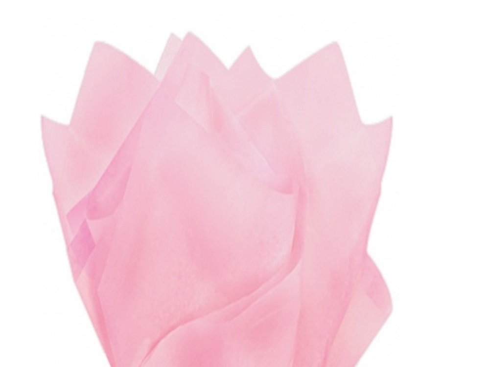 Mustbebonkers Pink (Light) Tissue Wrapping Paper Sheets - 16Gms - Acid Free - 50X75 Cm (, 240)