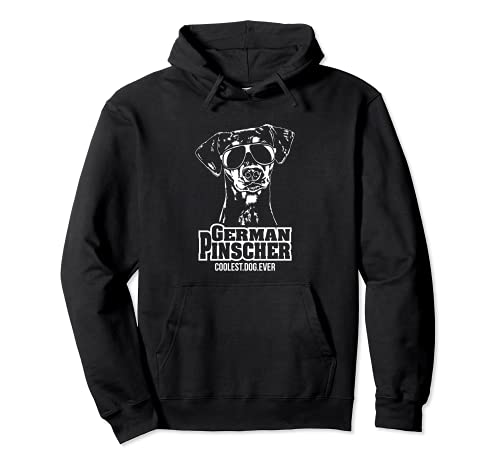 Funny Proud German Pinscher coolest dog ever dog saying Pullover Hoodie, Black
