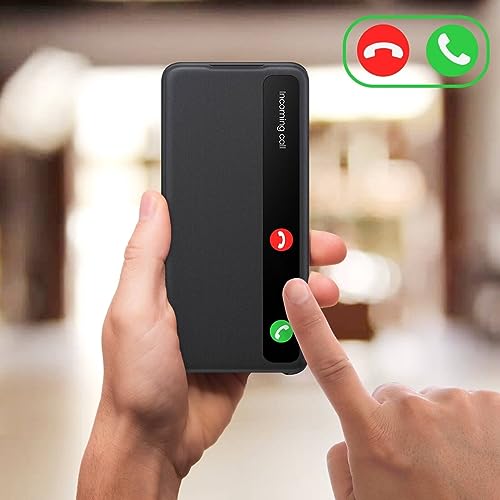 Samsung Clear View Cover Galaxy S20+ - Noir