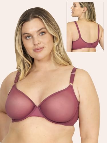 Image of Smart & Sexy Women's Sheer Mesh Demi Underwire Bra - See Through Bras