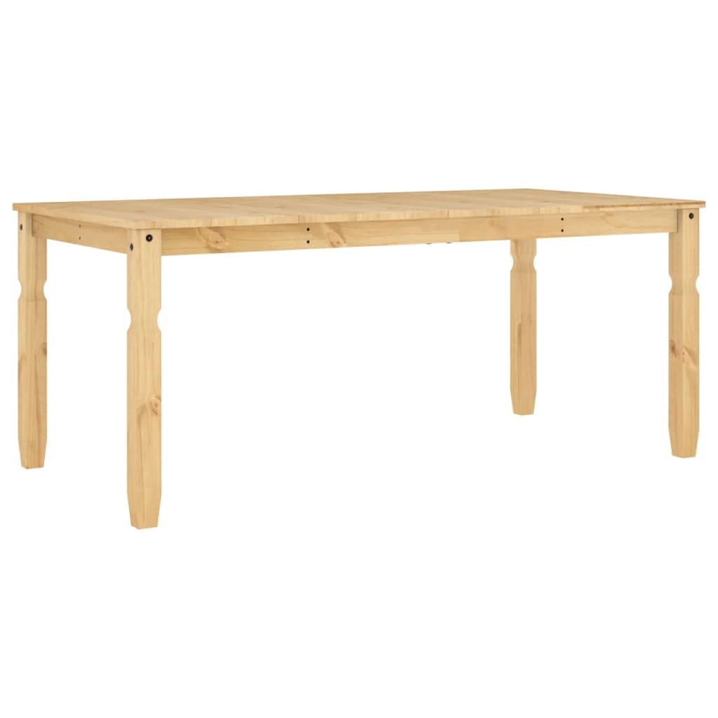 vidaXL Mesa de Comedor Corona Madera Maciza de Pino 180x90x75 cm, Mesa de Cocina, Muebles de Comedor, Mesa de Comedor de Granja, Mesa de Restaurante