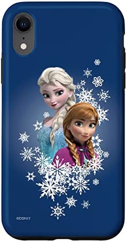 iPhone XR Disney Frozen Anna and Elsa Sisters and Snowflakes Case