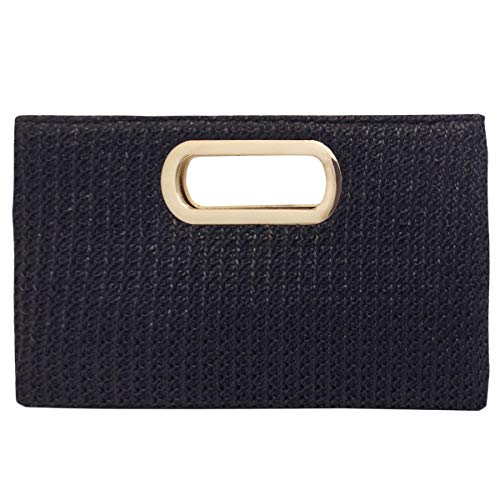 Image of Top Handle Straw Clutch