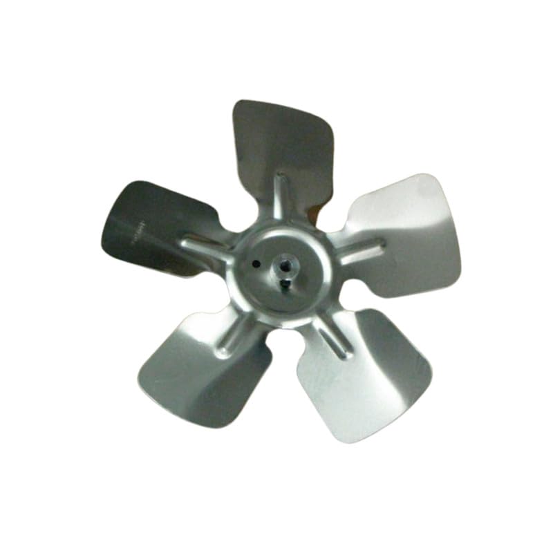A63841 Metal Fan Blade 8" Diameter 5 Blades 1/4" Bore Hub CW 24 Degree Propeller