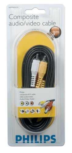 Philips SWV2966W Câble vidéoaudio vidéo / audio composite RCA mâle pour RCA mâle 3 blindé - vue 4