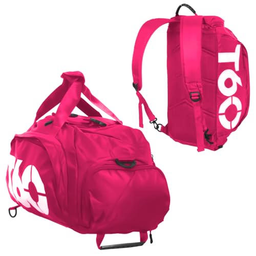 Mochila Bag T60 Multifuncional Unissex Esportiva Academia Natação Ciclismo Escolar Trabalho Passeio Casual Viagem - Cor Rosa Pink