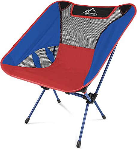 Normani Moak Ultralight Mini Camping Chair 796 g Foldable beach chair fishing chair with aluminium frame – sturdy outdoor chair – load capacity: 135 kg (330 pounds). - Image 3