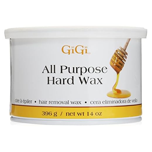 GiGi All Purpose Hair Removal Hard Wax for All Skin Types, 14 oz
