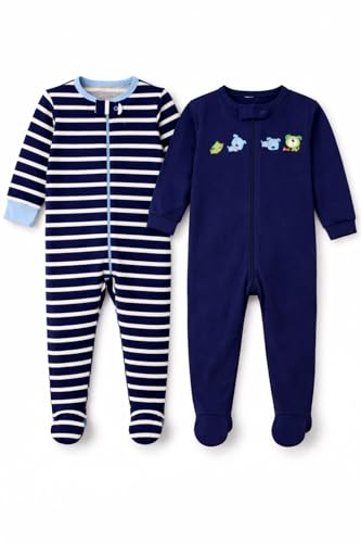 Image of TuddyBuddy 100% Cotton Multi Color Zipper Romper Sleepsuit /Romper /Jumpsuit for Baby Boy & Baby Girl