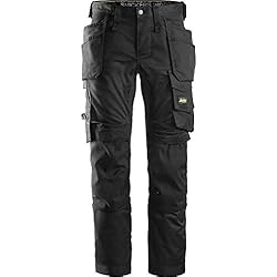 Snickers Pantalones Snickers Workwear No Aplica Overol de utilidades de Trabajo, Negro, 058 (W41 x L32) para Hombre