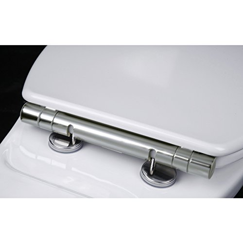 Asiento de inodoro antiarañazos Tiger Boston duroplast blanco 3