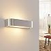 Produktbild Lindby LED Wandleuchte, Wandlampe Innen 'Nika' (Modern) in Alu aus Metall u.a. für Schlafzimmer (1 flammig, E14, inkl. Leuchtmittel) - Wandstrahler, Wandbeleuchtung/Wohnzimmer, Schlafzimmerleuchte