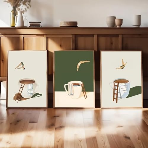 Impressions d'art amusantes sur toile pour dynamiser un mur blanc sans relief - 3