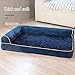 Ywmsfl Ergonomic Dog Sofa with Neck Rolls Dog Couch Bed Eggs Foams Cushioning Pet Bed Easy Maintenances Cats Dog Sleep Bedding