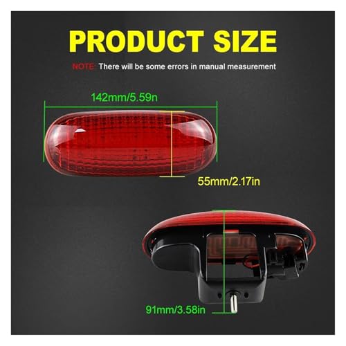 3ème feu stop surélevé LED fumé pour utilitaire Nissan Interstar - 4