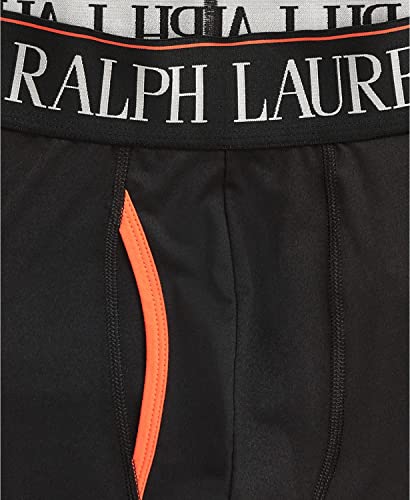 POLO RALPH LAUREN Underwear Men's 3 Pack 4D-Flex Cool Microfiber Boxer Briefs, Polo Black, L - Image 3