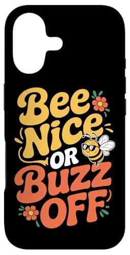 �~�c�o�` �{�I�� �~�c�o�`�̑����� Bee Nice Or Buzz Off �X�}�z�P�[�X iPhone 17 �p