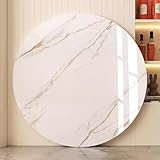 Xxbbyubo Grande Bandeja de Servicio de Mármol, Redonda Multifunción Plato Giratorio para Mesa de Comedor, Giratoria de 360° Lazy Susan, 60-100cm(Gold,70cm)