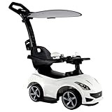 Apache Montable 3 en 1 Barra de Empuje,Sonido y Techo (Blanco)