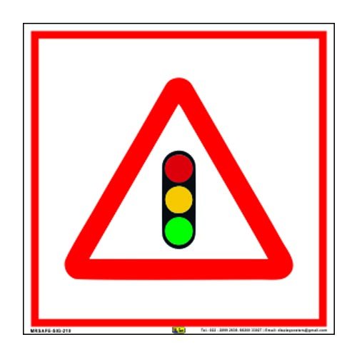 Mr. Safe - Road Sign F Eco Vinyl Sticker 8 inch X 8 inch