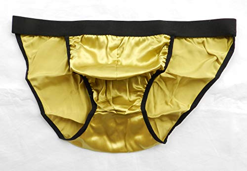 Mens Bikini Underwear Briefs 100% Pure Silk 6 Pairs In One Economic Pack4