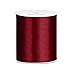 Produktbild Il Villaggio degli Sposi Satinband 10 cm x 25 m für Geschenkverpackung Geburtstag Weihnachten Gastgeschenk - Bordeaux
