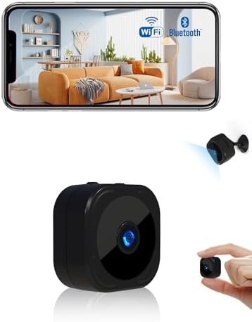AOBOCAM Camara Espia,1080P Bluetooth Mini WiFi (2.4GHz) C&aacute;mara pa...