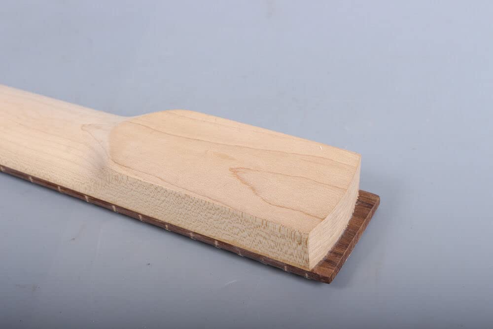 Manico per Chitarra baritono 24 Tasti 30 Pollici Tastiera in Acero Palissandro Nessun intarsio Paddle Testa Manici per Chitarra Fai-da-Te