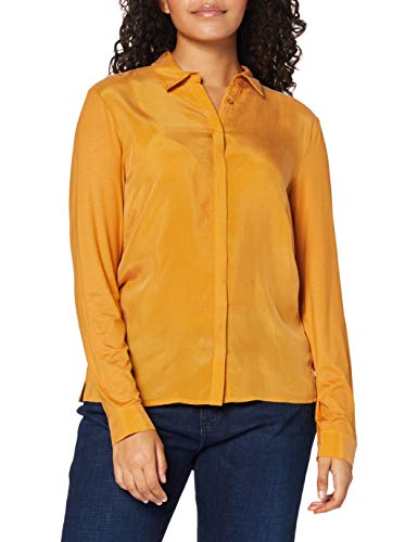 Preisvergleich Produktbild BRAX Damen Style Victoria Hemdkragen Bluse, Butternut, 42