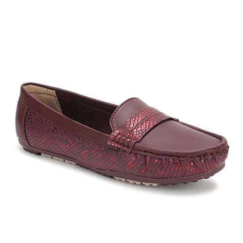 Image of Marc Loire Women Comfortable Slip On Flat Loafer Ballet; Casual and Formal Footwear