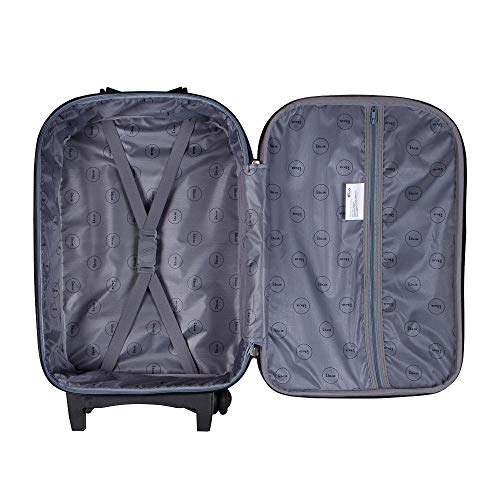 Mala de Viagem Pequena de Bordo em Poliester Ika Comet Preta