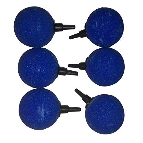 Grand 2” Ball Air Stone Blue for Biofloc Fish Farming Tank Pond Aeration Aquarium Increase Oxygen Healthy Environment for Your Fish (Blue) (6 Stones) (B08BLQC166) Amazon Price History, Amazon Price Tracker