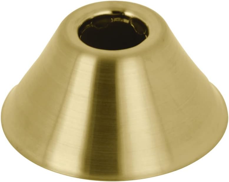 Kingston Brass FLBELL11167 Made To Match 11/16-Inch OD Comp Bell Flange, Brushed Brass