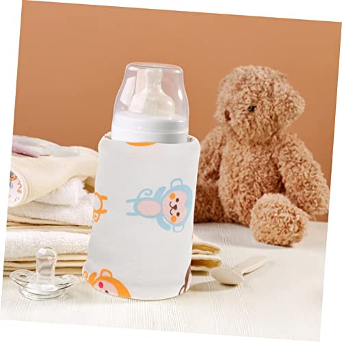 Toddmomy Manga Portátil Para Mamadeira 2 Peças Em Aquecedor De Macaco Recém-Nascido Fora De USB Aque