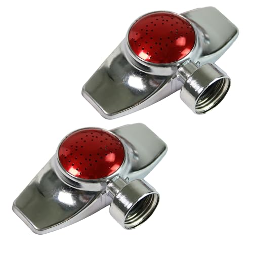 Chapin Rectangular Pattern Spot Sprinkler 2 Pack, 360 Coverage, Up to 30-Feet, Red