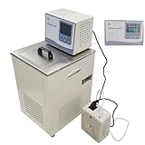 EQCOTWEA Laboratory Chiller Circulator -20℃-100℃ Low Temperature Cooling Liquid Refrigerated Circulator Pump Chiller 6L Water Liquid Bath Cooling Circulator Industrial Water Chiller