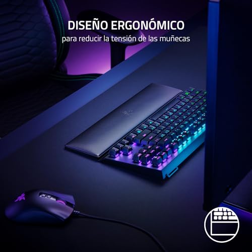 Reposamuñecas Razer Tenkeyless ergonómico de espuma con memoria negro 3