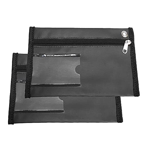 Kit com 2 Malote Mini Preto para fechamento de Caixa