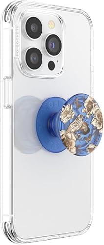 Miniatura 2 de PopSockets Agarre para teléfono con soporte expandible enchufe pop para teléfono leopardo de la noche