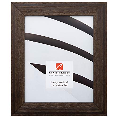 Craig Frames 1.5DRIFTWOODBK 11x17 Picture/Poster Frame, Wood Grain Finish, 1-1/2-Inch Wide, Distressed Black