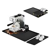 24×16-inch Coffee Mat - Heat Resistant Silicone for Coffee Bar & Kitchen Counter - Mat for...