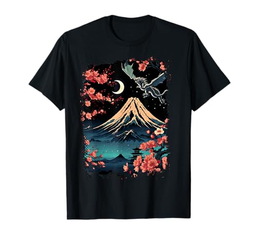 Estético Estilo De Japón Anime Asiático Camiseta