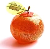 Murano Glass MyItalianDecor Blown Orange Citrus, Authentic Murano Fruit Figurine, Hand Made in Italy